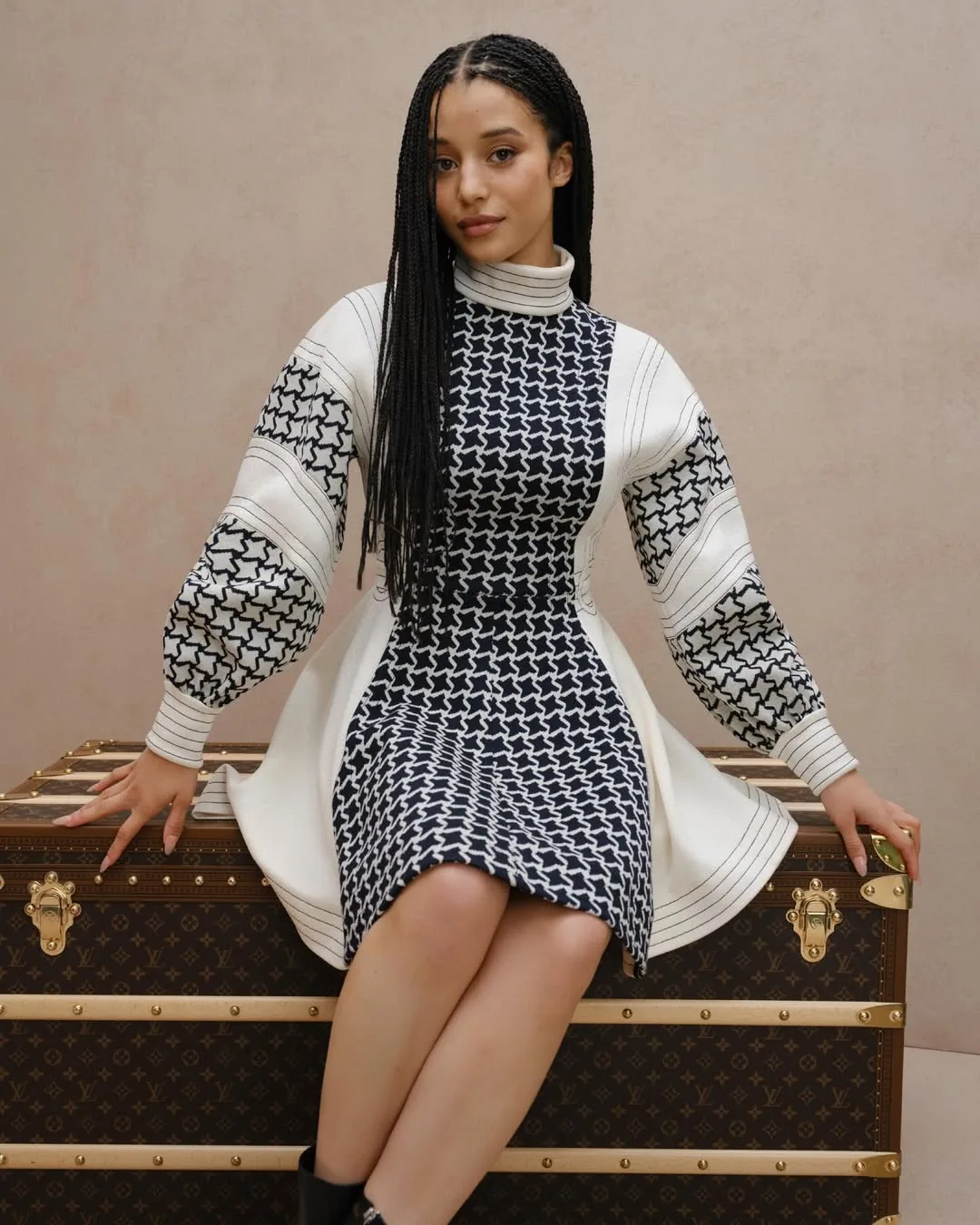 Chase Infiniti at the Louis Vuitton show, Paris